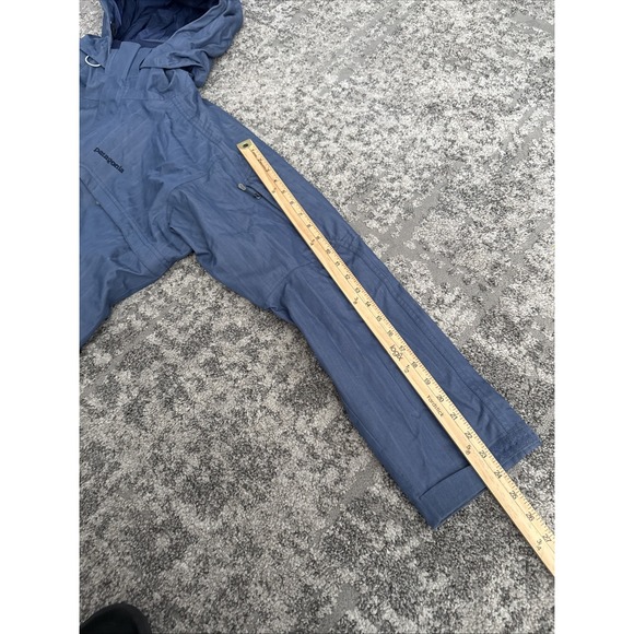 Patagonia Rubicon‎ Jacket Men's XL Blue Water Repellent Hooded Full Zip - Picture 8 of 14